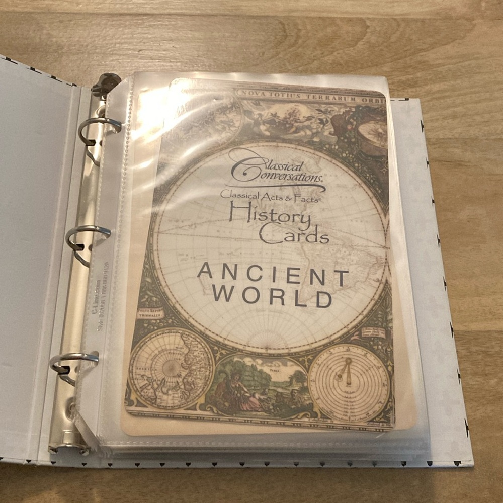 classical conversations timeline cards, ancient world